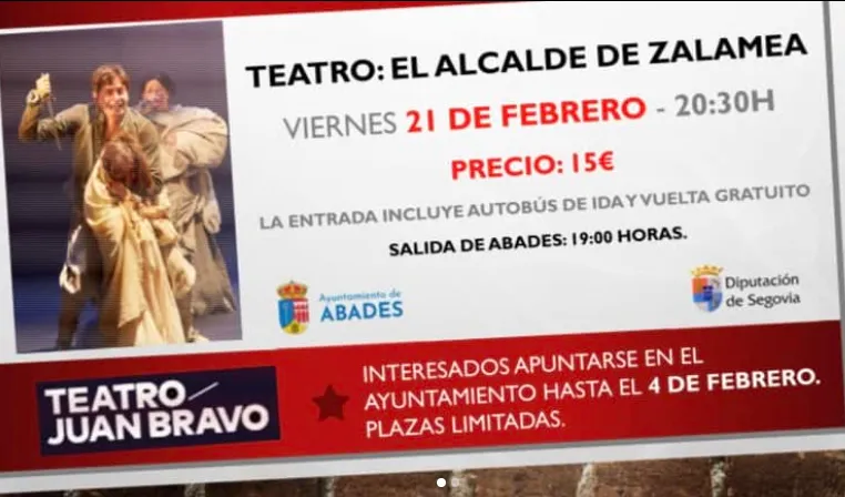 Teatro: EL ALCALDE DE ZALAMEA - Foto del evento