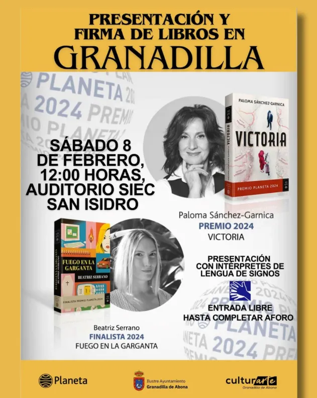 Presentacion y firma de libros - Foto del evento